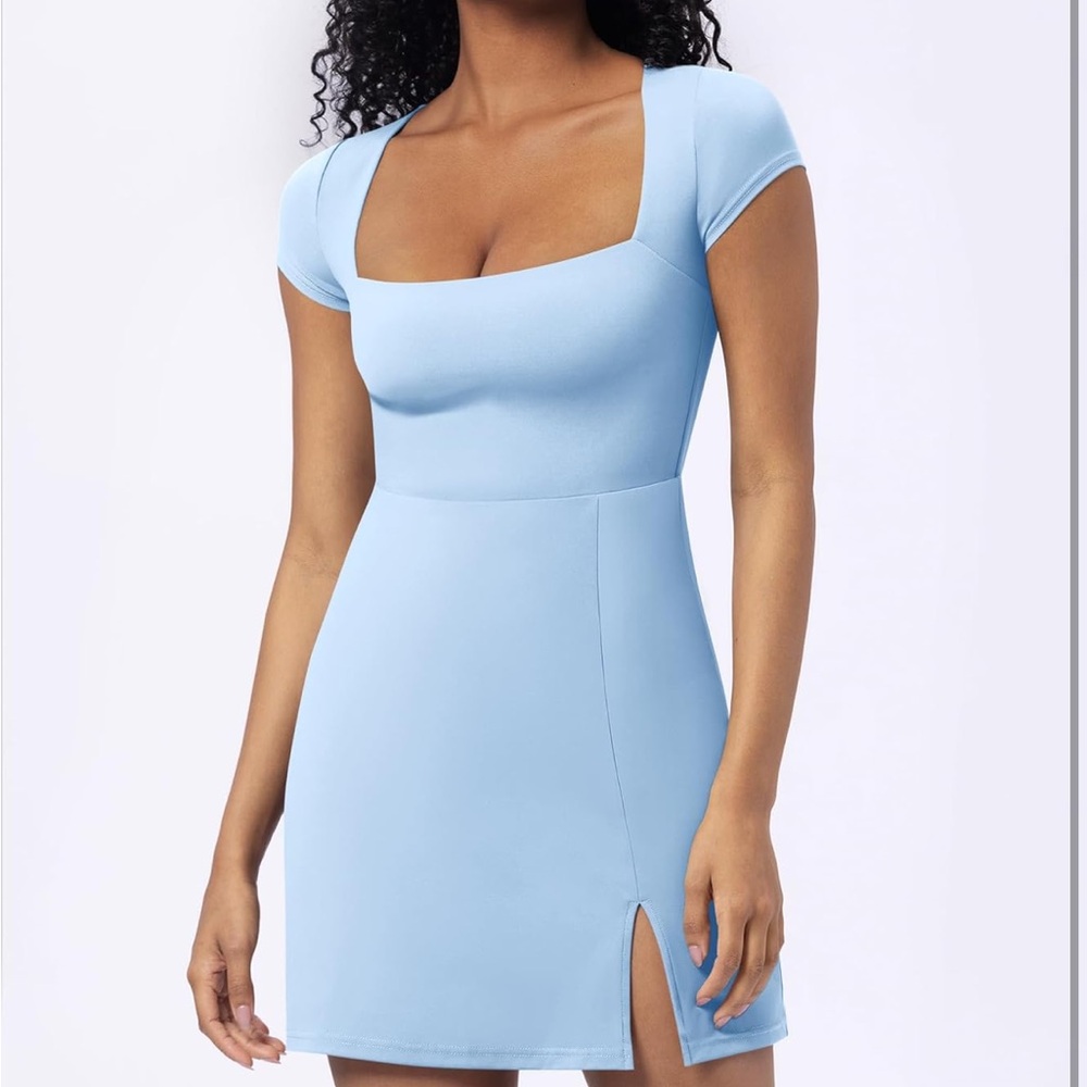 Elegant Blue Women's Dress NEW